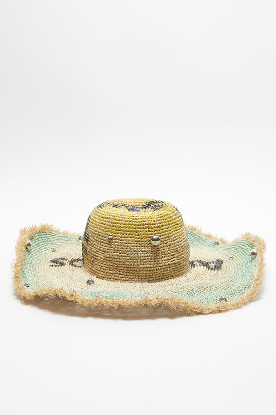 (image for) Classic Raffia wide brim hat